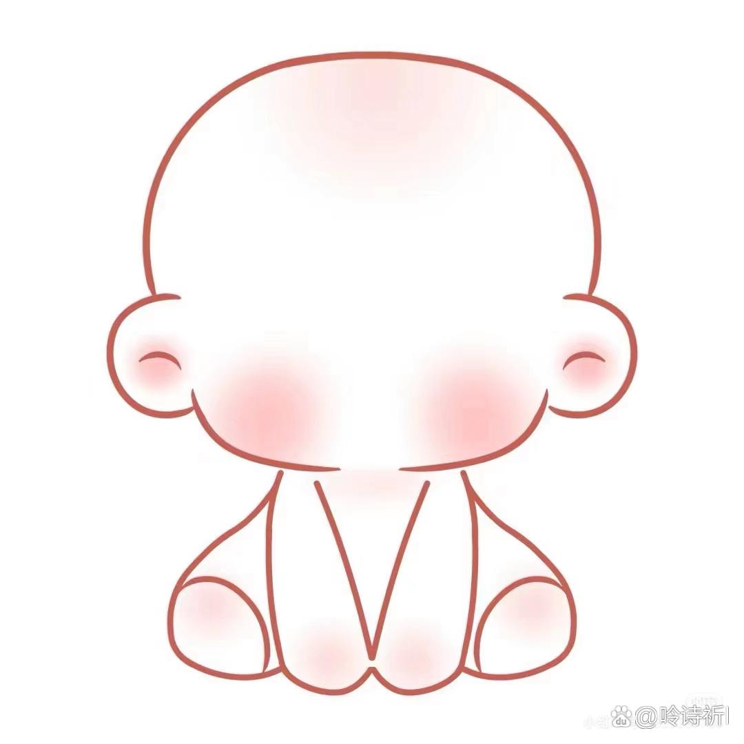 我画的布娃娃 ,栀子花不要太嫌弃哦 多点一个赞