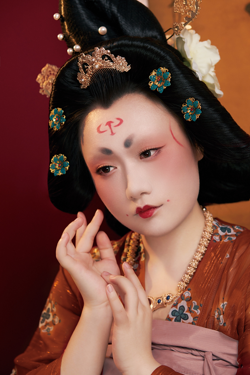 电影《长安三万里》玉真公主仿妆#化妆学校# #化妆培训# #长安三万里