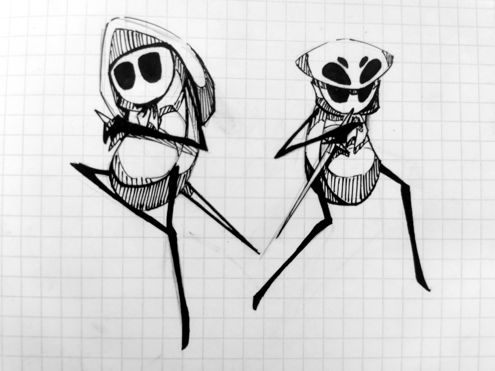 我突然发现画虫子有助于我练人体(?) #空洞骑士# #绘画