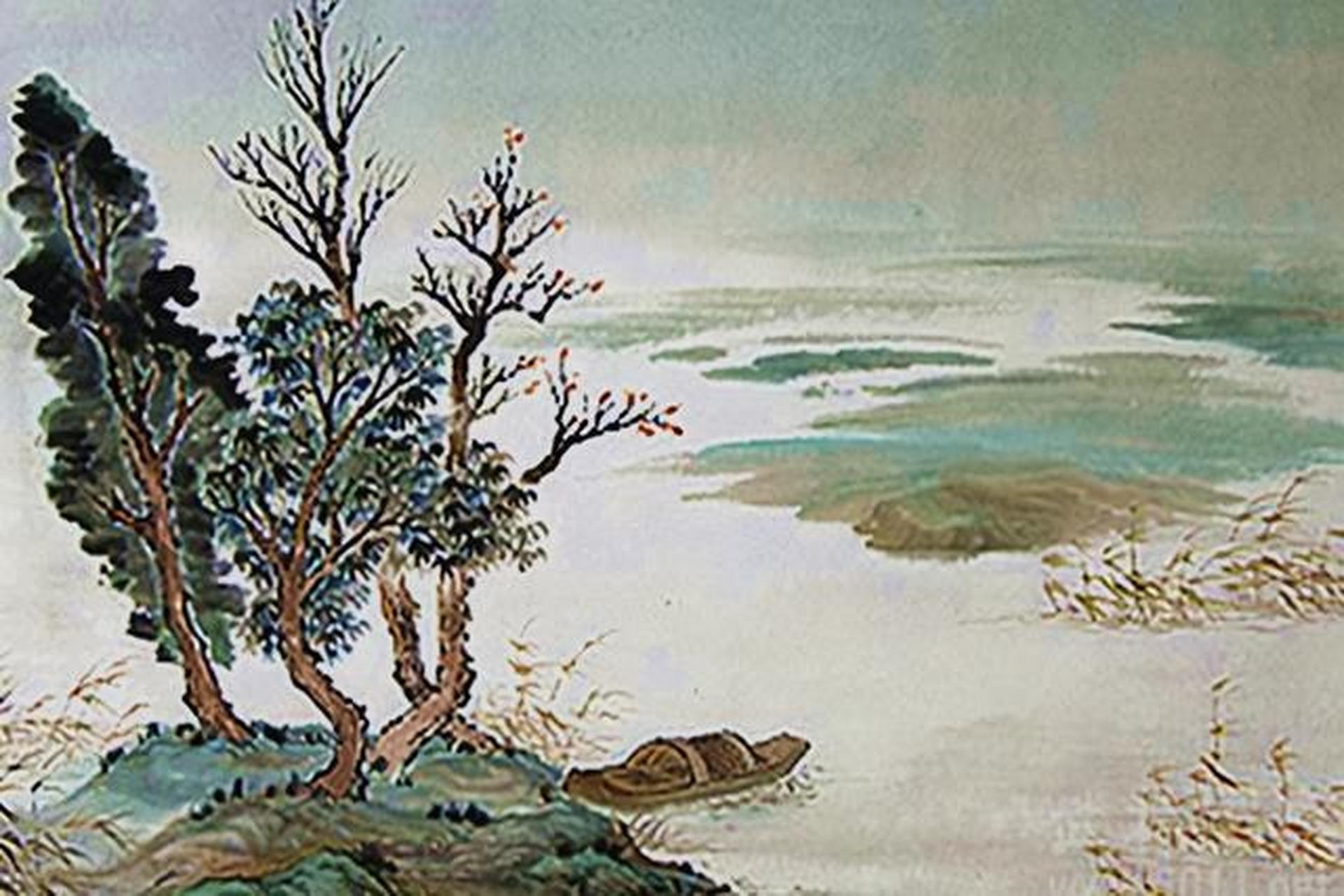 《滁州西涧—韦应物 独怜幽草涧边生,上有黄鹂深树鸣.