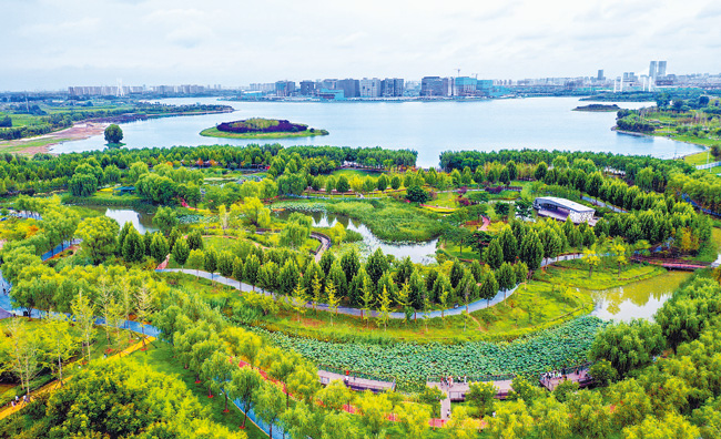 郑州北龙湖风景图片