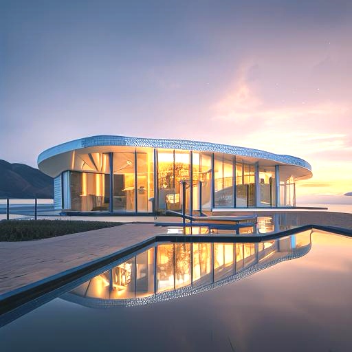 这个圆形的玻璃建筑,真的太惊艳了!