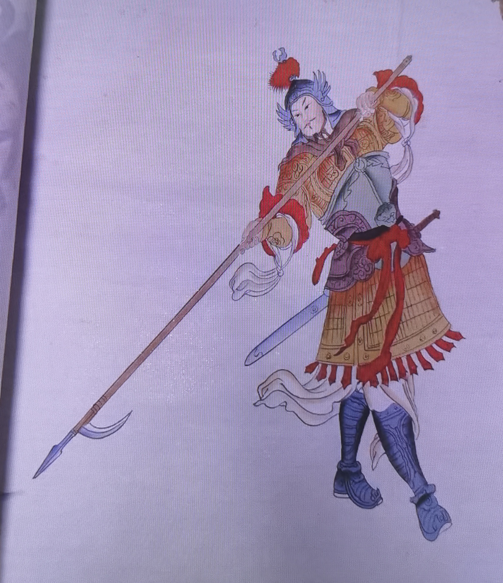 水浒传.工笔画.108将.长卷之十