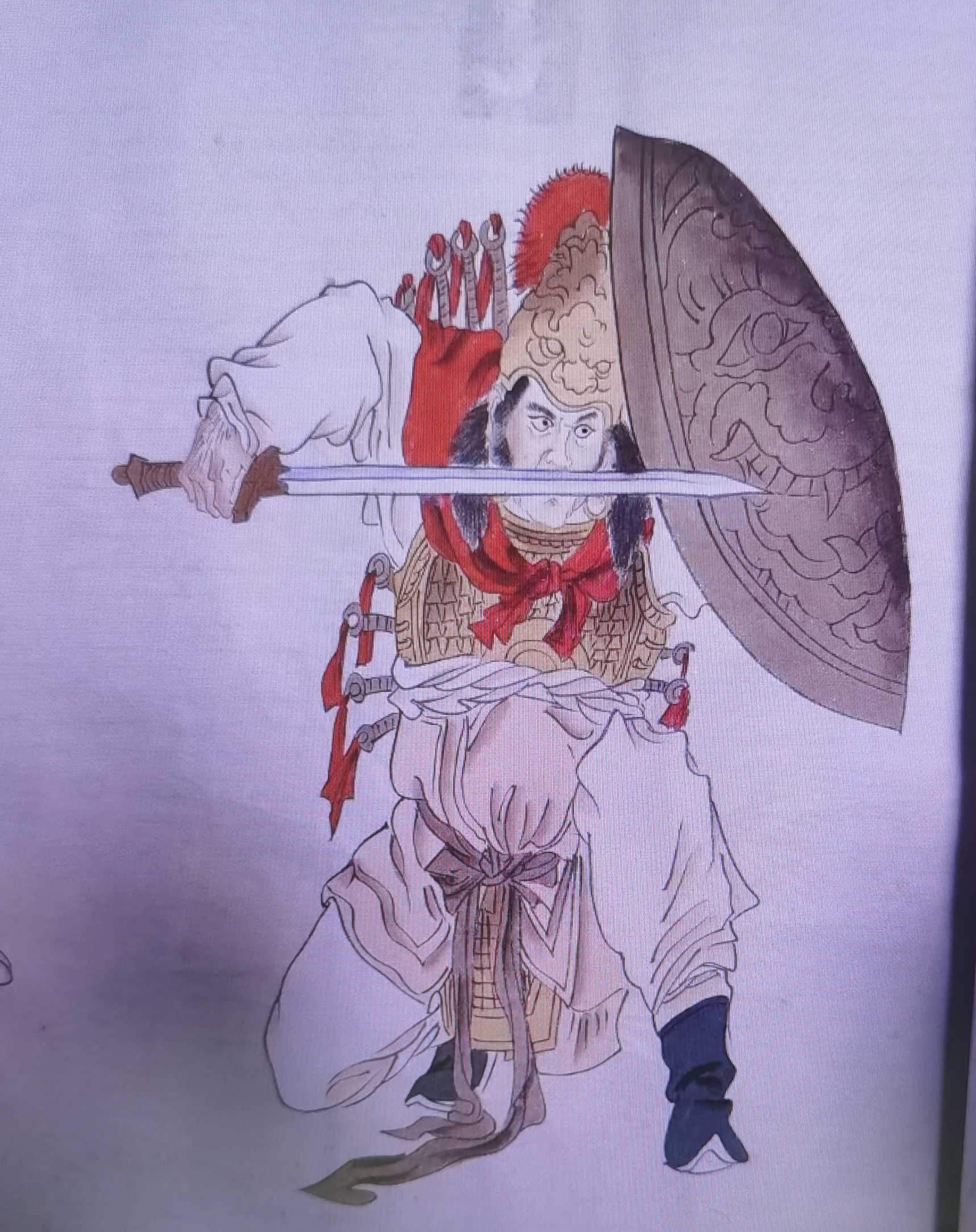 水浒传,108将长卷.工笔画.之五