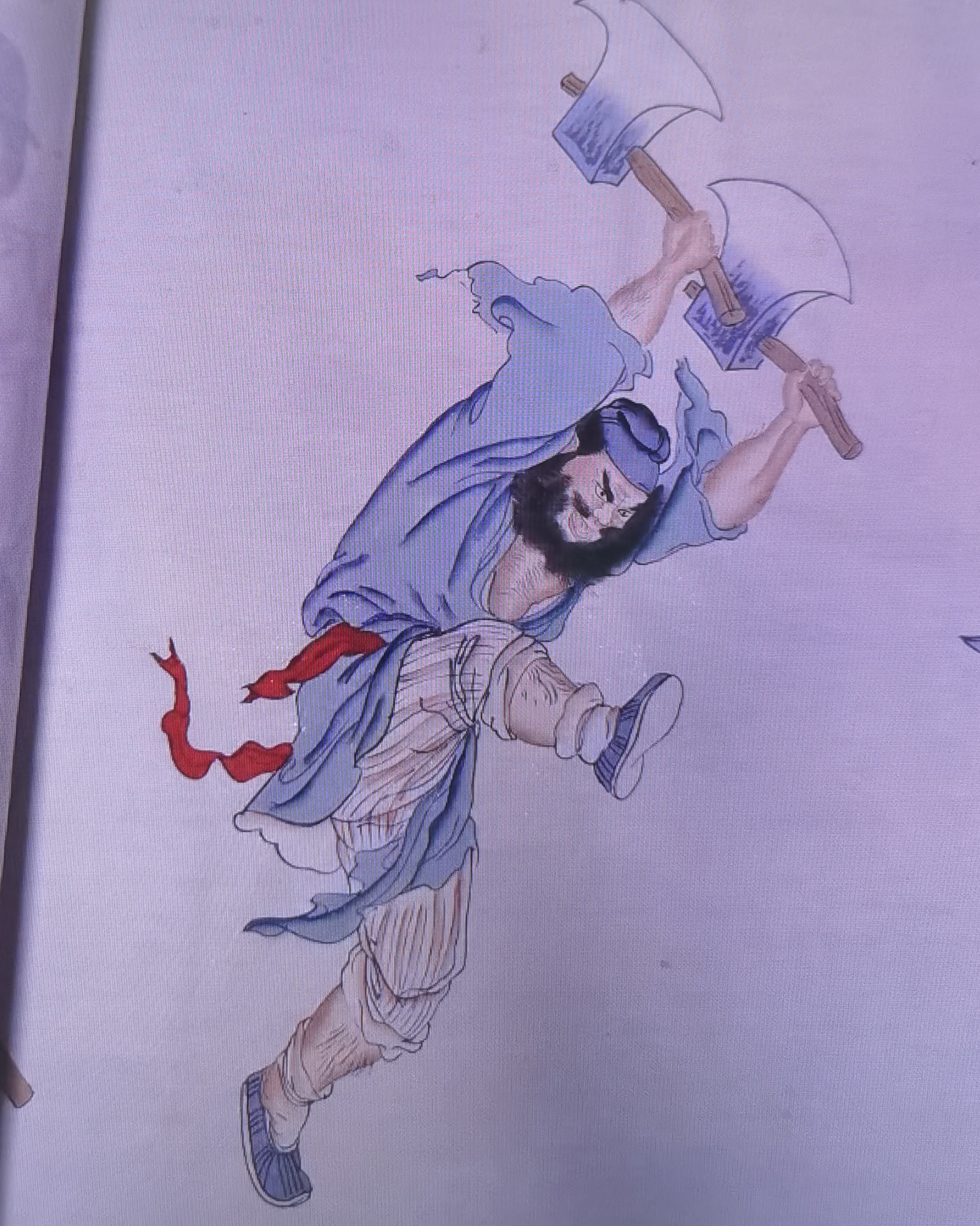 水浒传.工笔画.108将.长卷之十