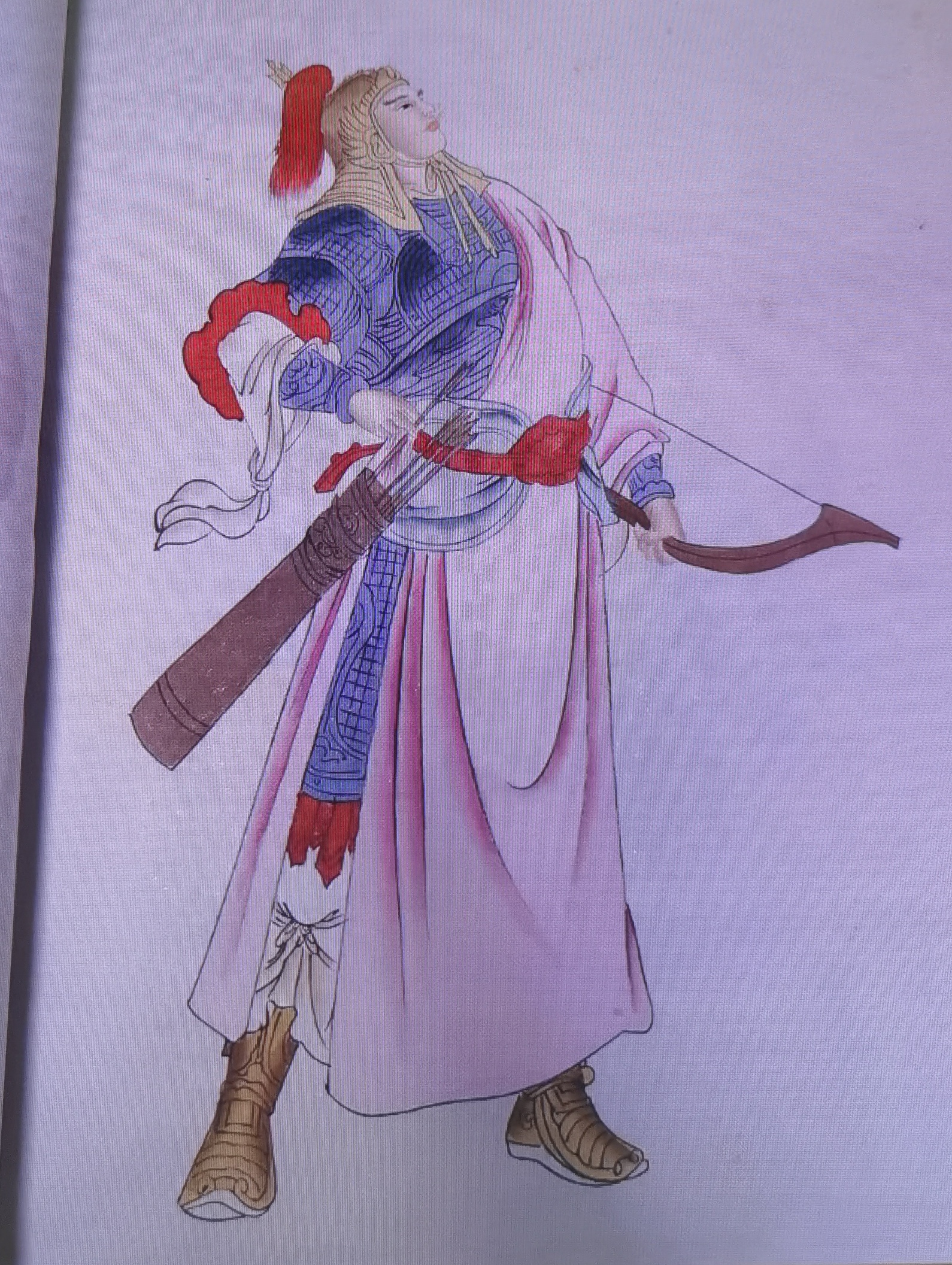 工笔画,水浒传.108将长卷之十一