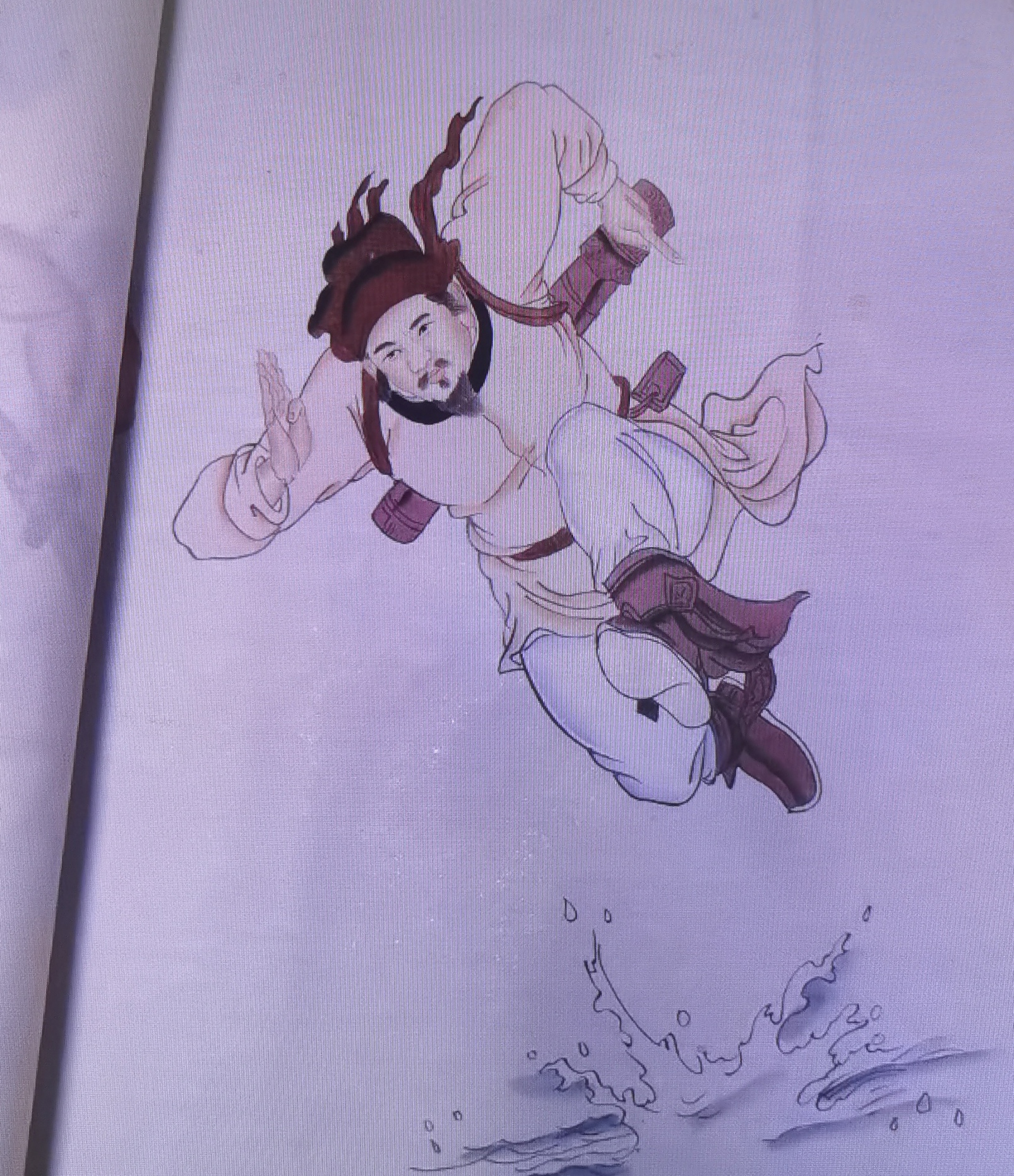 水浒传.工笔画.108将.长卷之十