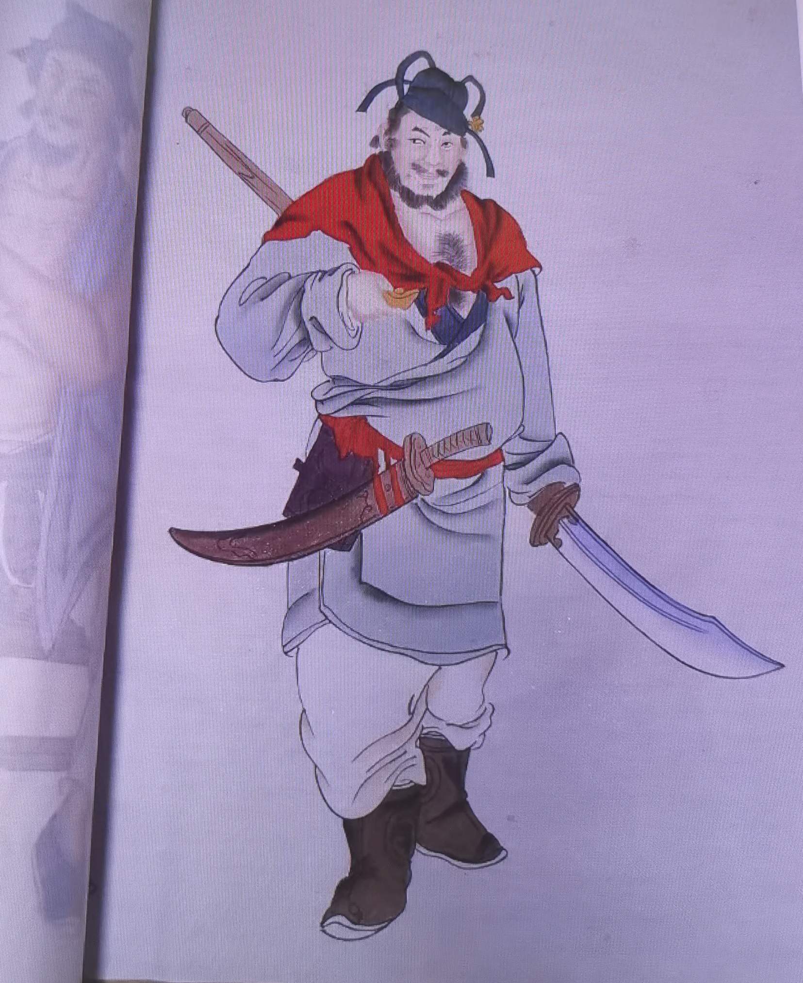 水浒传.工笔画.108将.长卷之十