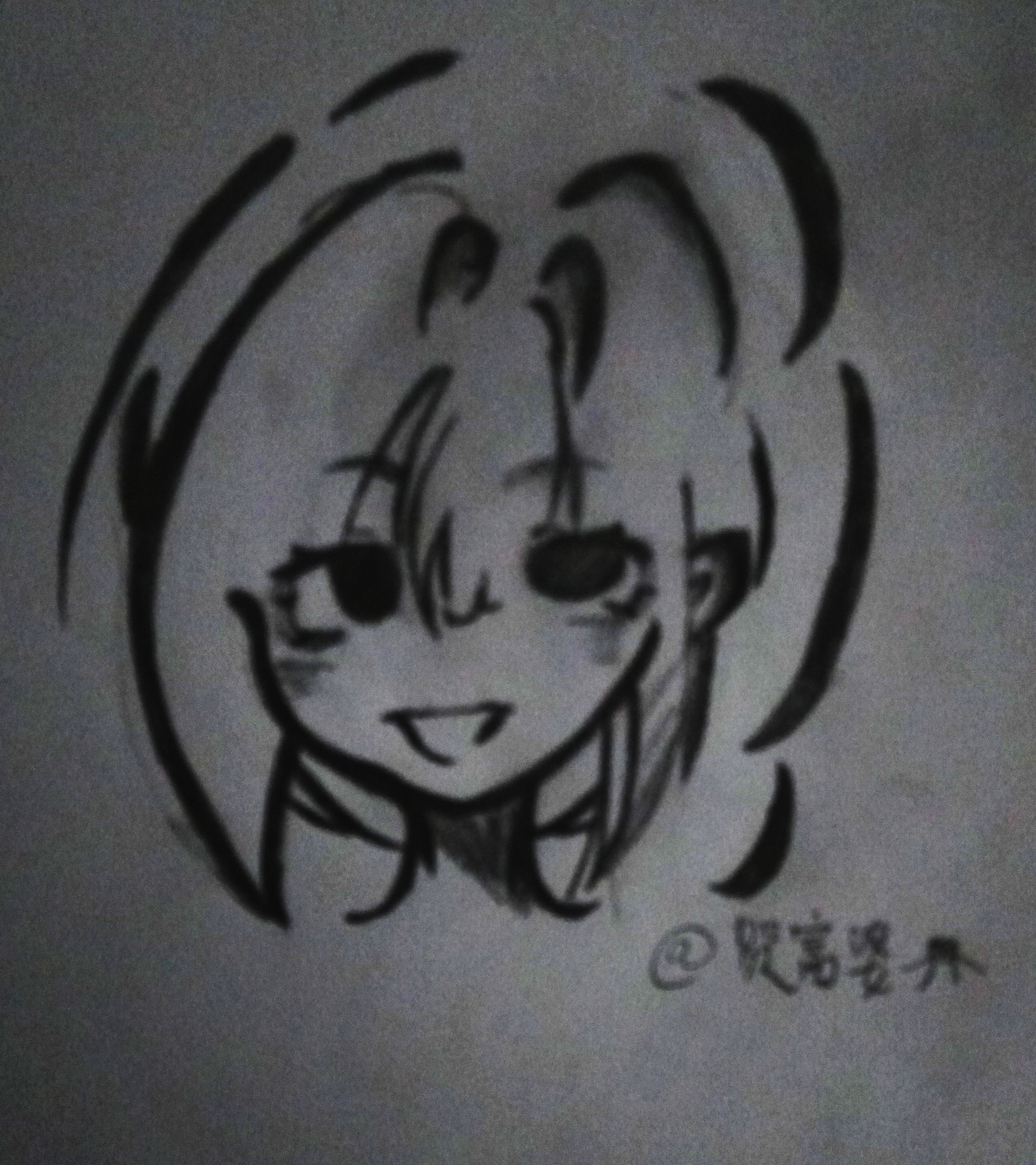 浅画了一个超火的网红画风,好多人都说比例超崩,但我觉得挺好看的