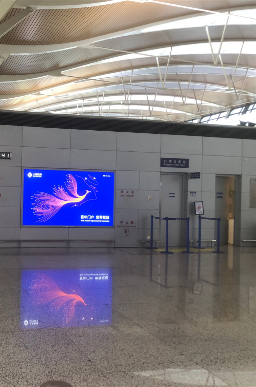 正在上海浦东机场(图1-2),乘凌晨一点多的飞机回吉隆坡.