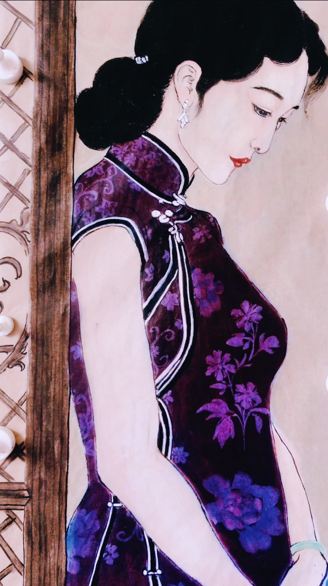 哇,这身旗袍太美了,小姐姐气质真优雅!