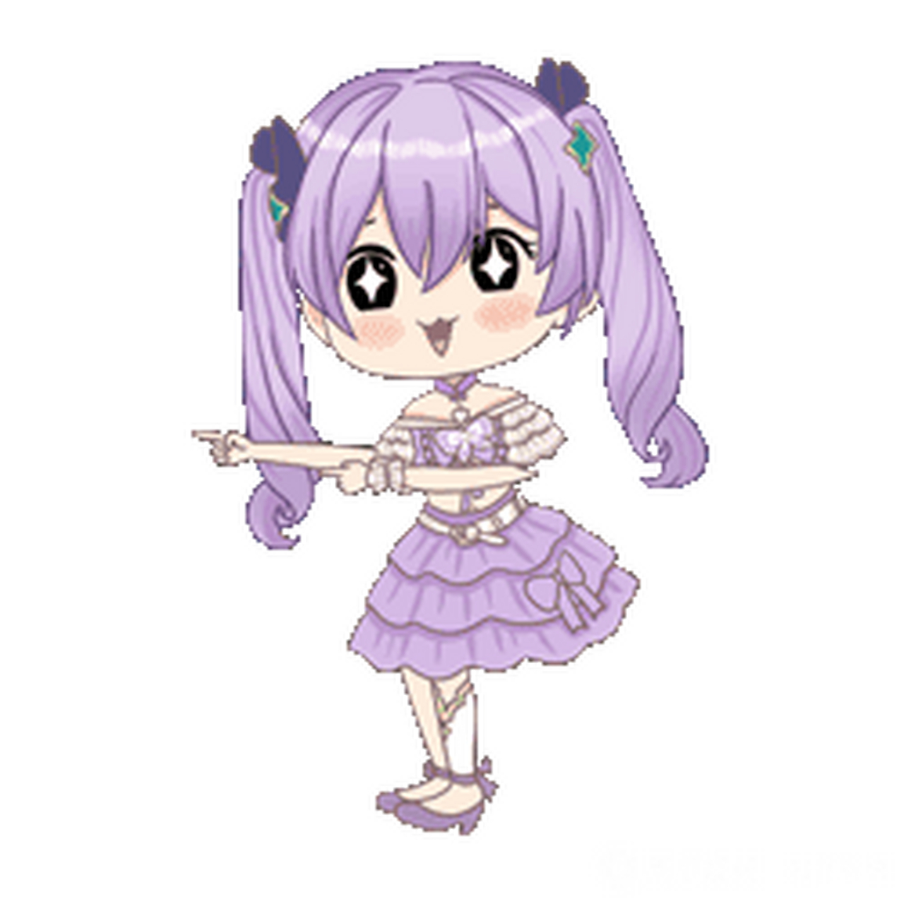 这个是找的哇咔和小紫的电摇表情包(其他人我还没有)-_-||,还有一个