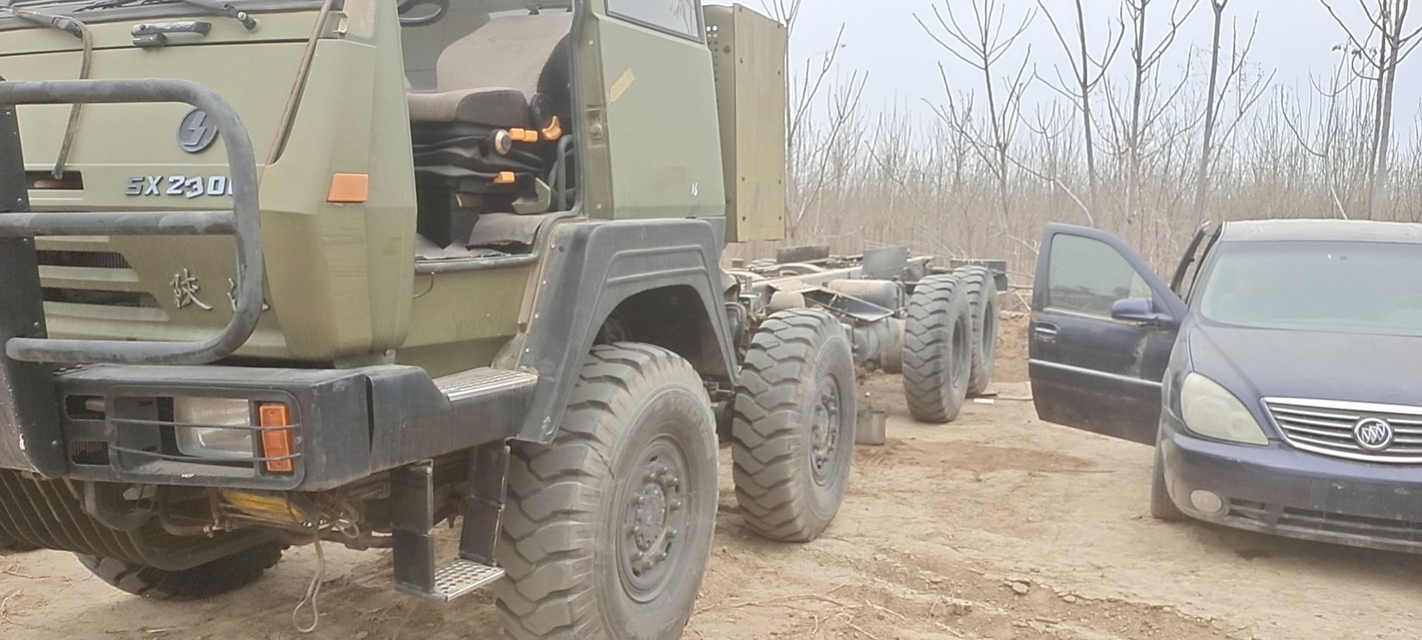 陕汽2300八驱车,转让!