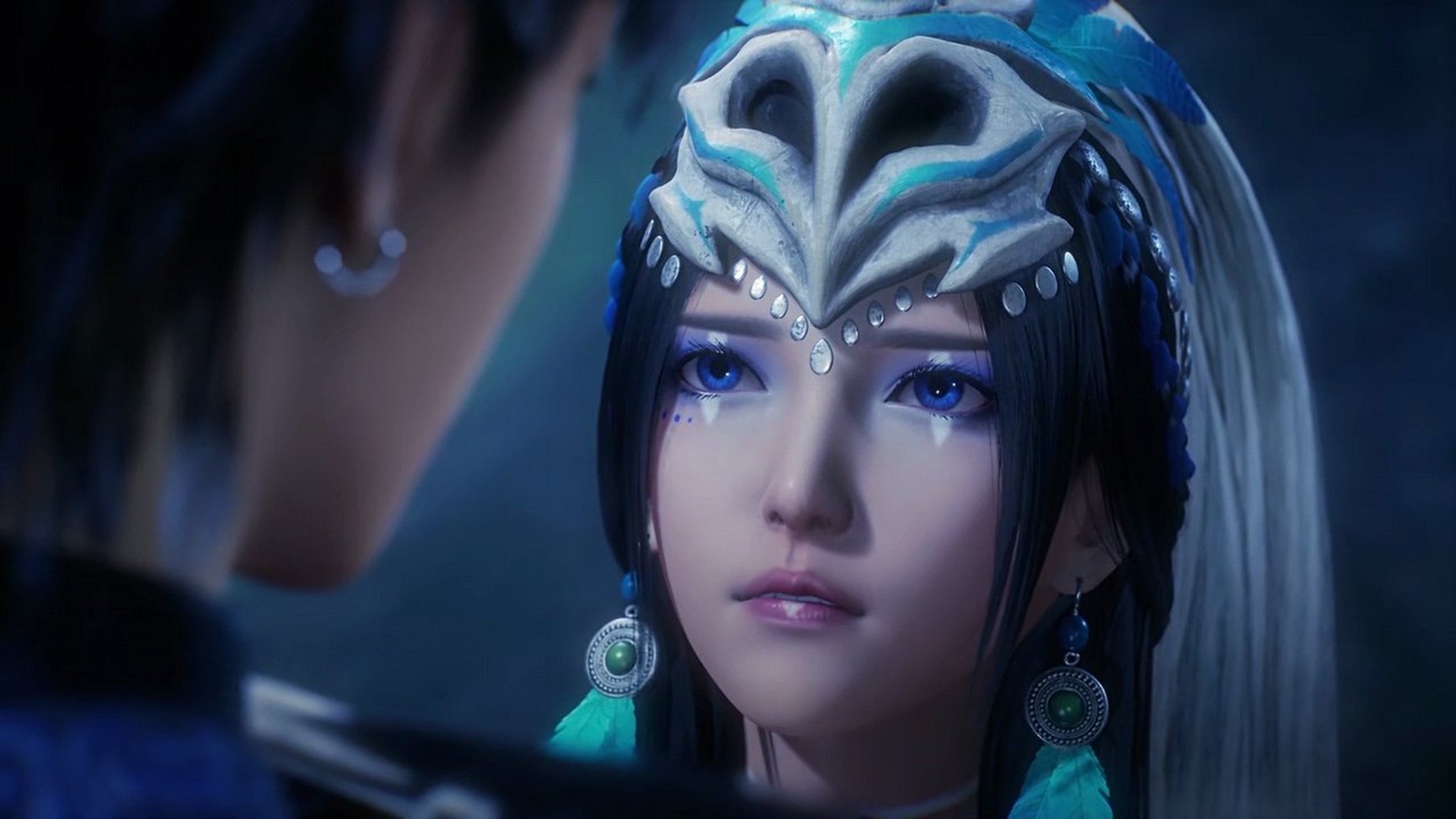 万界春秋女主十一月,个人觉得是若鸿系列目前最美的一个女角色了,你们