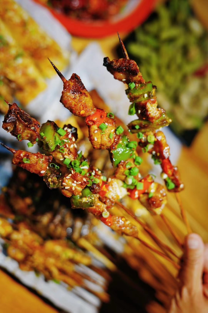 成都北门超级好吃的自贡烧烤97 又香又麻 成都北门超级好吃的自贡