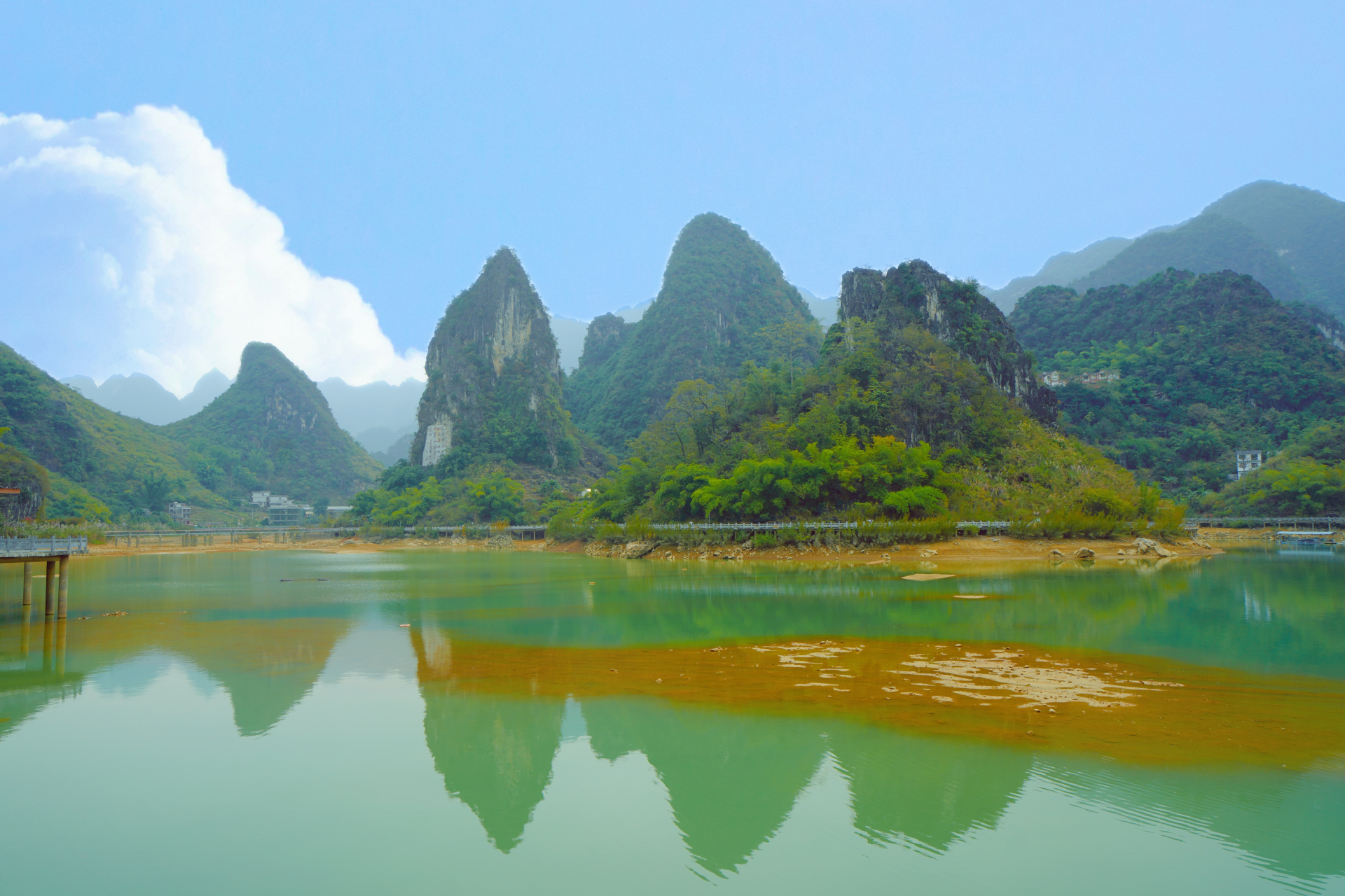 浩坤湖,浩然正气,充满乾坤,初见这个名字就已经爱上了.