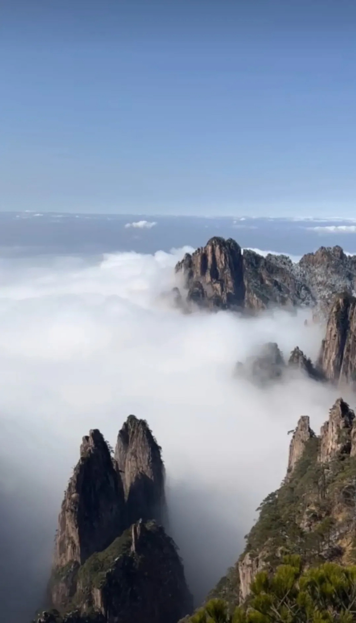 黄山雾海图片