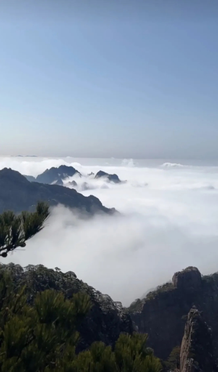 黄山雾海图片