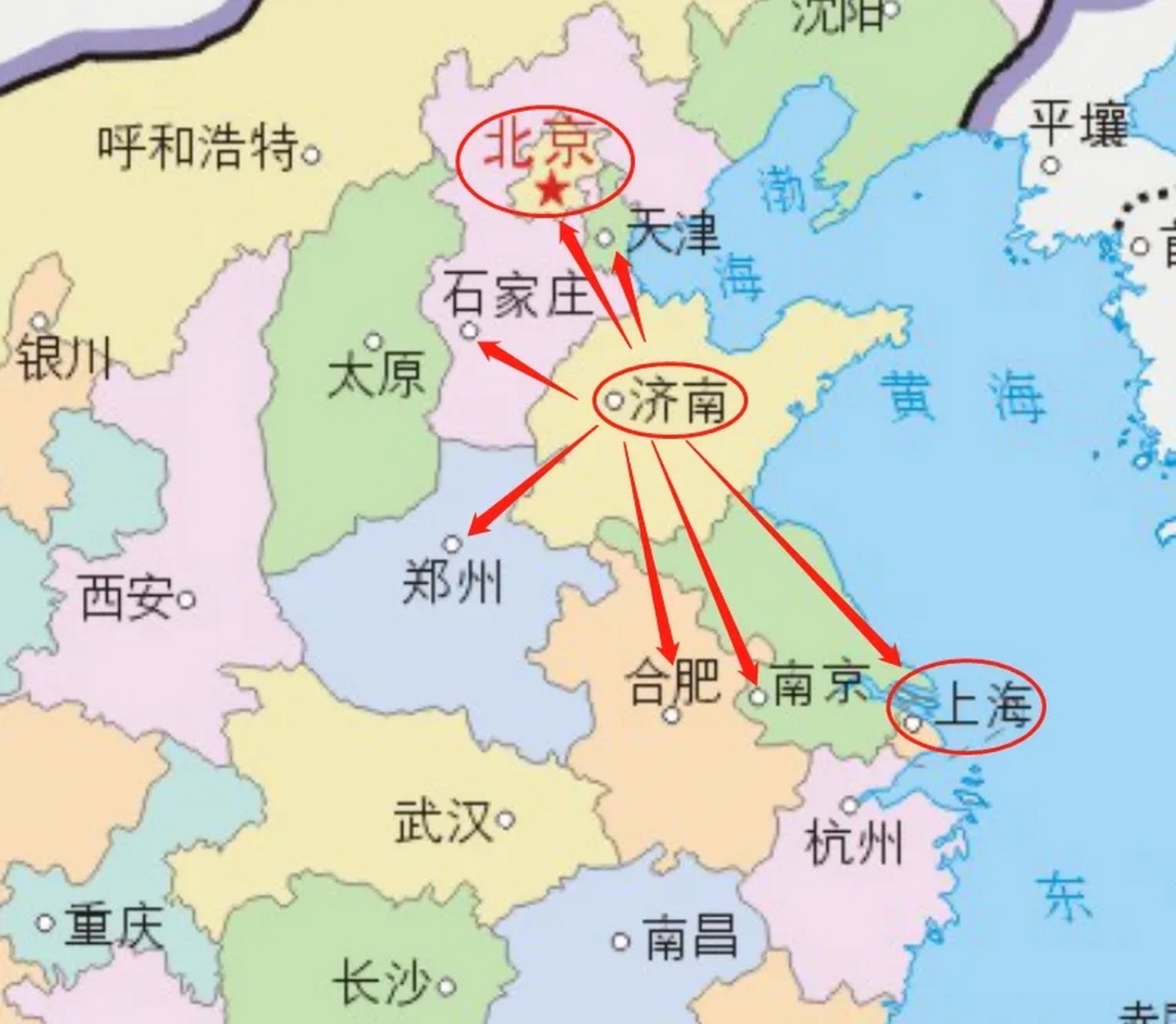 济南未来可期! 从北京到上海,中间的特大城市就是济南.