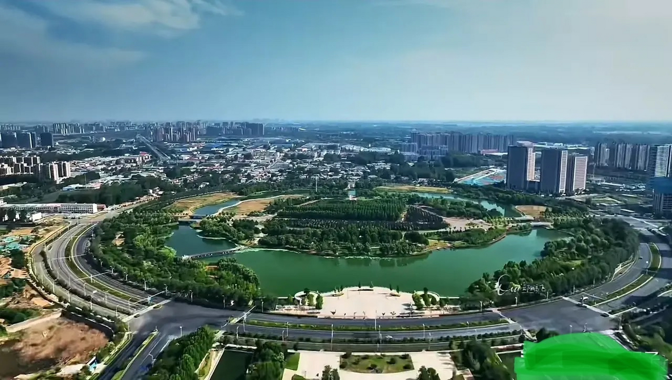 国内最大的城市中央公园——许昌市中央公园  许昌城市中央公园总占地