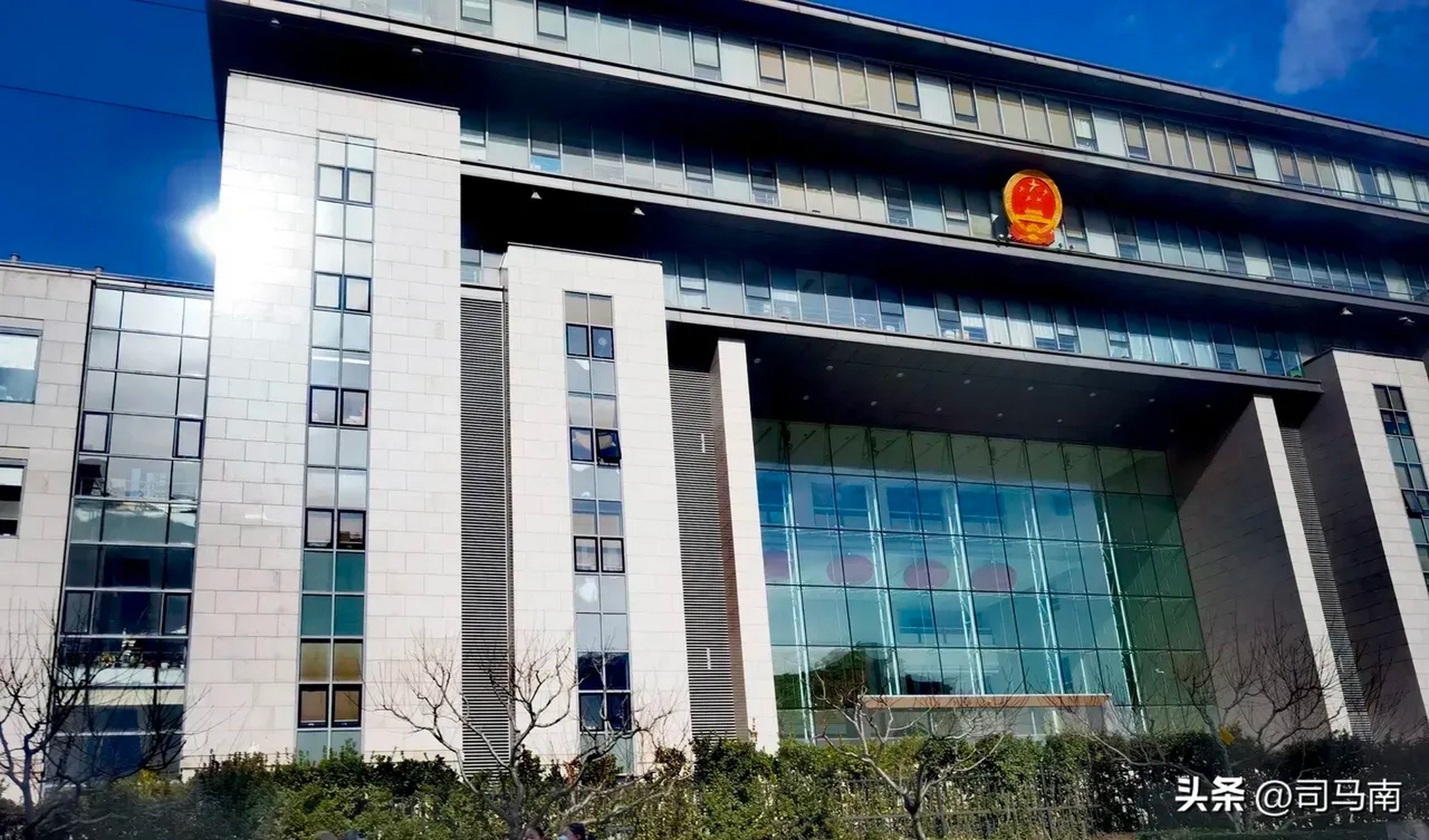 司马南初五发图,该图为北京市东城区人民法院.