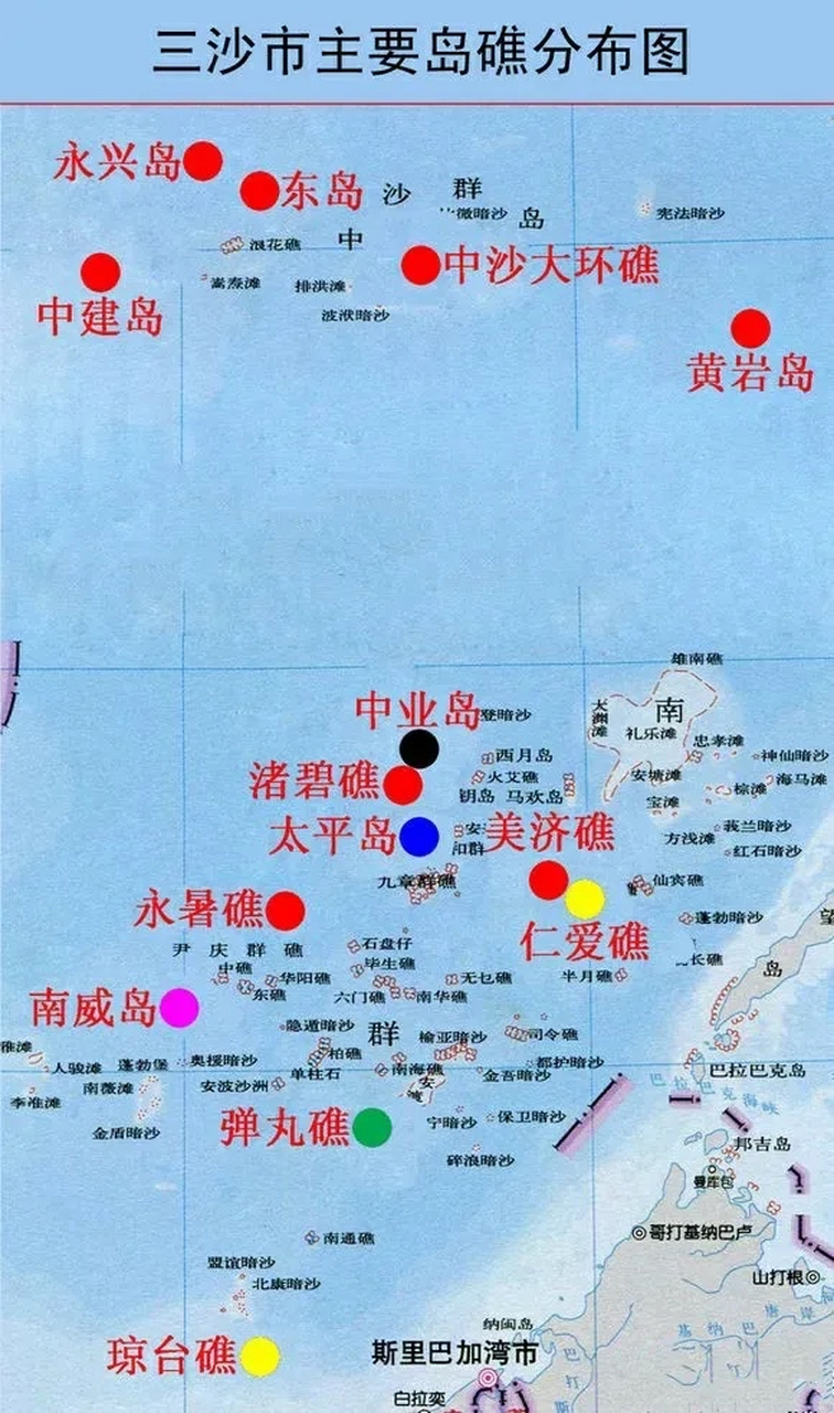 永兴岛与永暑岛位置图片