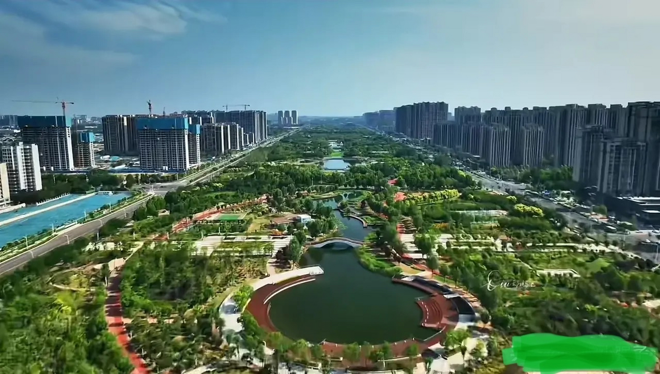 国内最大的城市中央公园——许昌市中央公园  许昌城市中央公园总占地