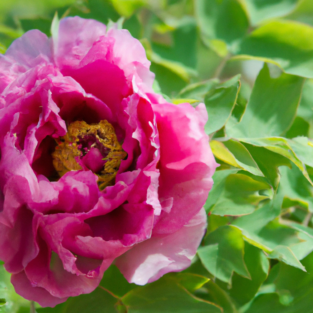 牡丹花是中国传统文化的象征,也是中国四大名花之一.