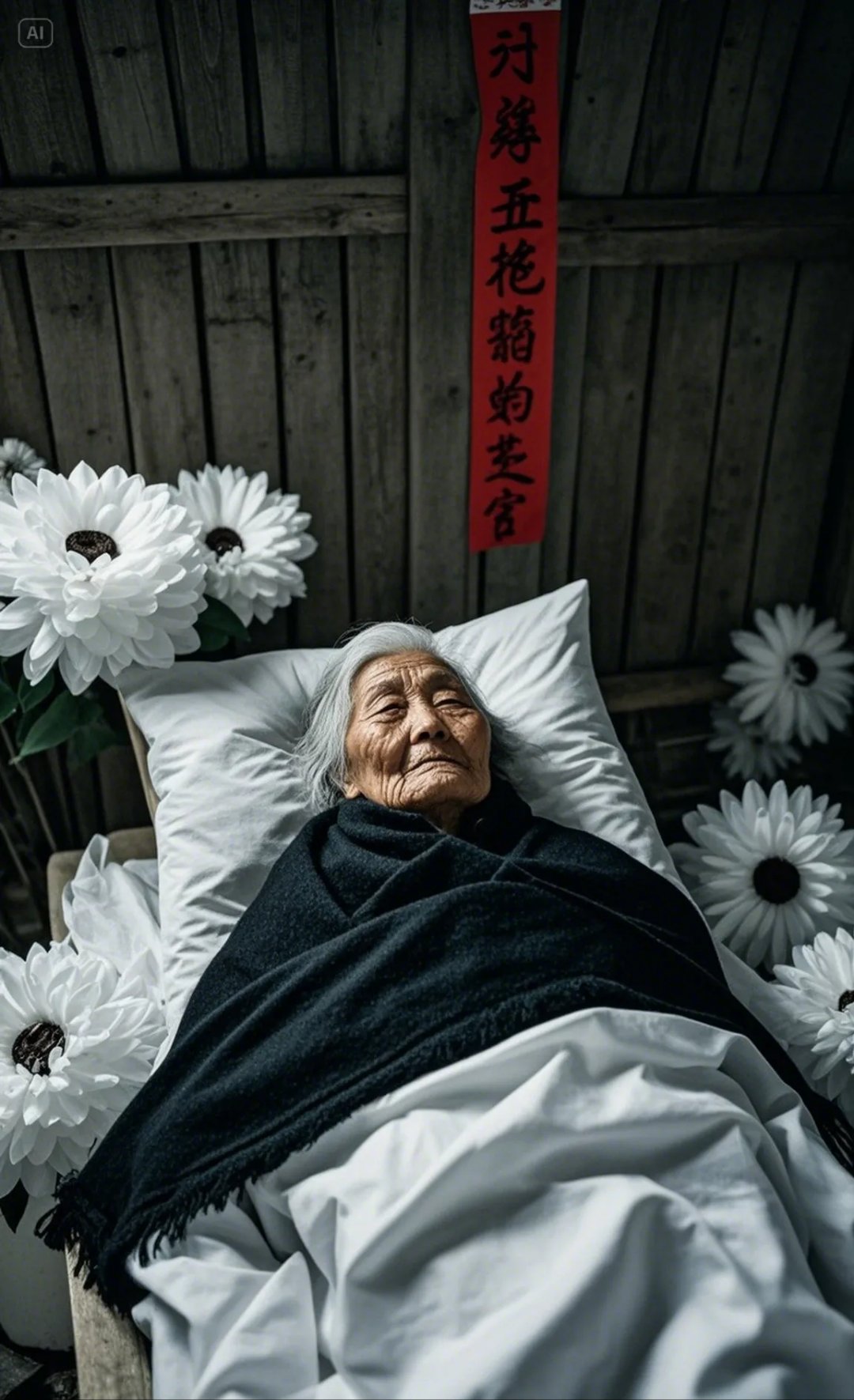 5年前村子拆了,拆迁钱她自己全拿了,没给闺女一分