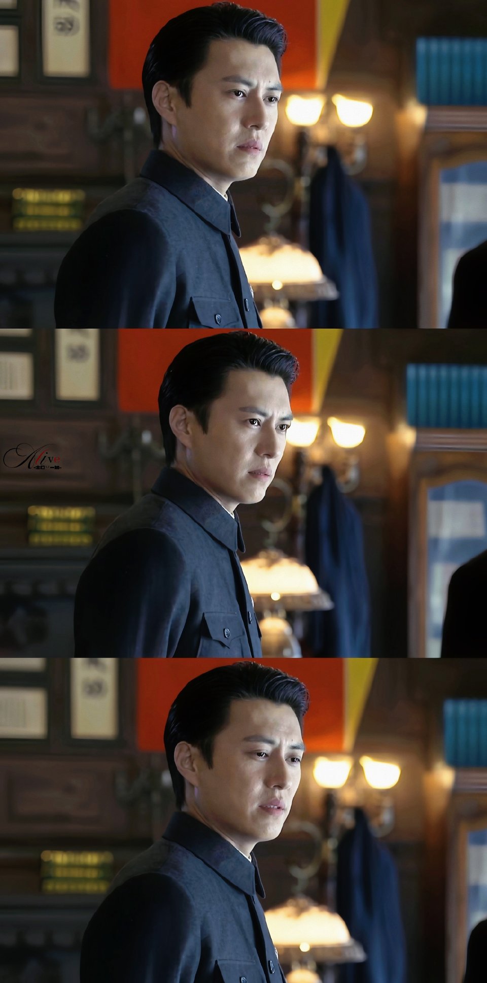 最近重温《伪装者》,靳东饰演的明楼,他这句台词太戳心了