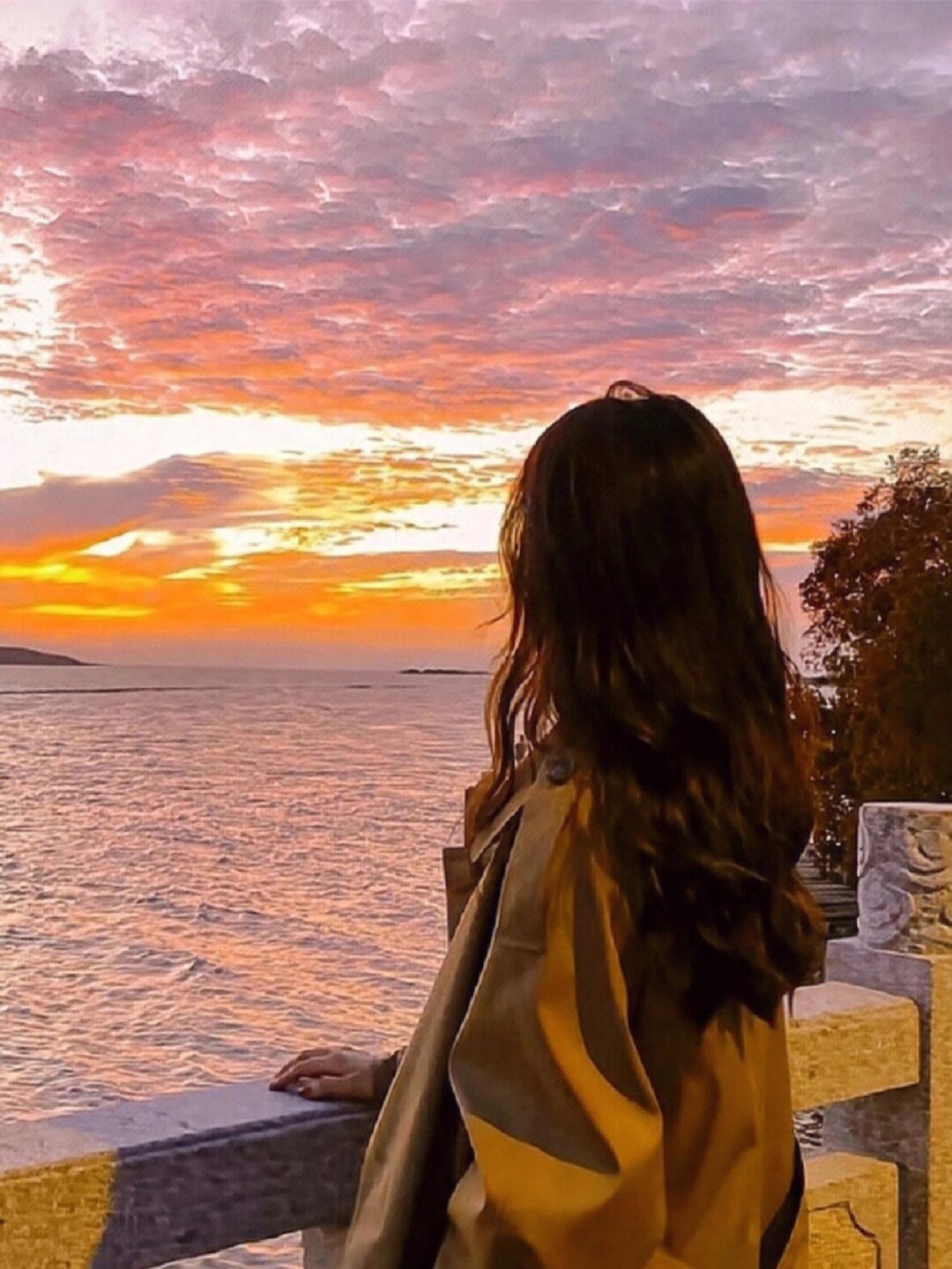 自然美景# 女生背景头像