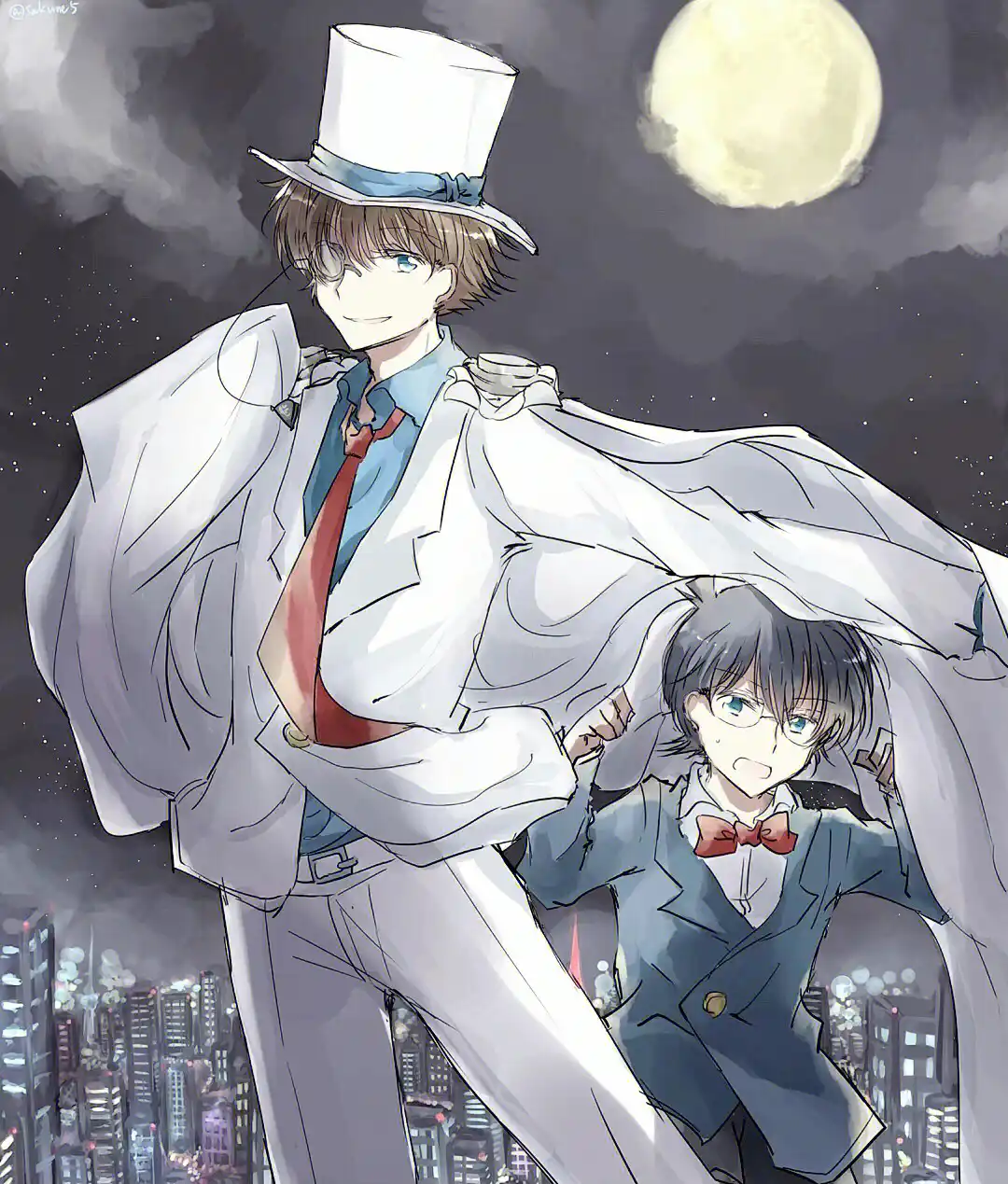 江户纯煨耤p快斗和柯南cp基柯cp图柯基cp图片快新cp图片基德新一 cp