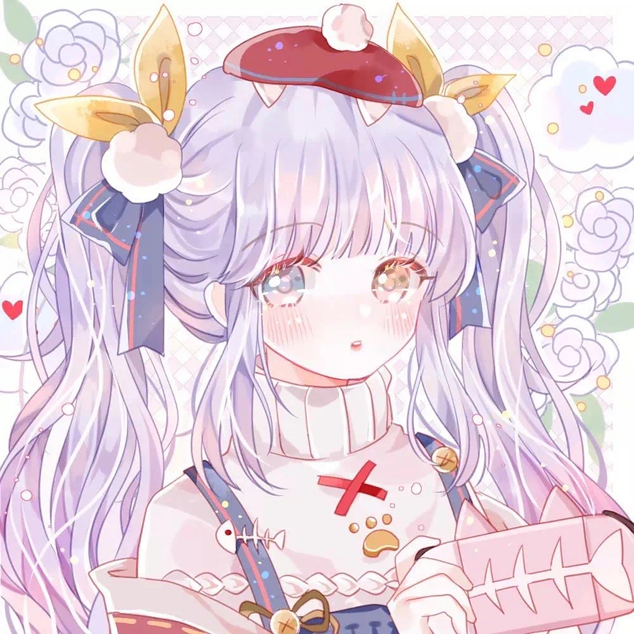 动漫女生头像︱珍藏版绝美异瞳仙气女生头像[太阳][月亮] 关注点赞