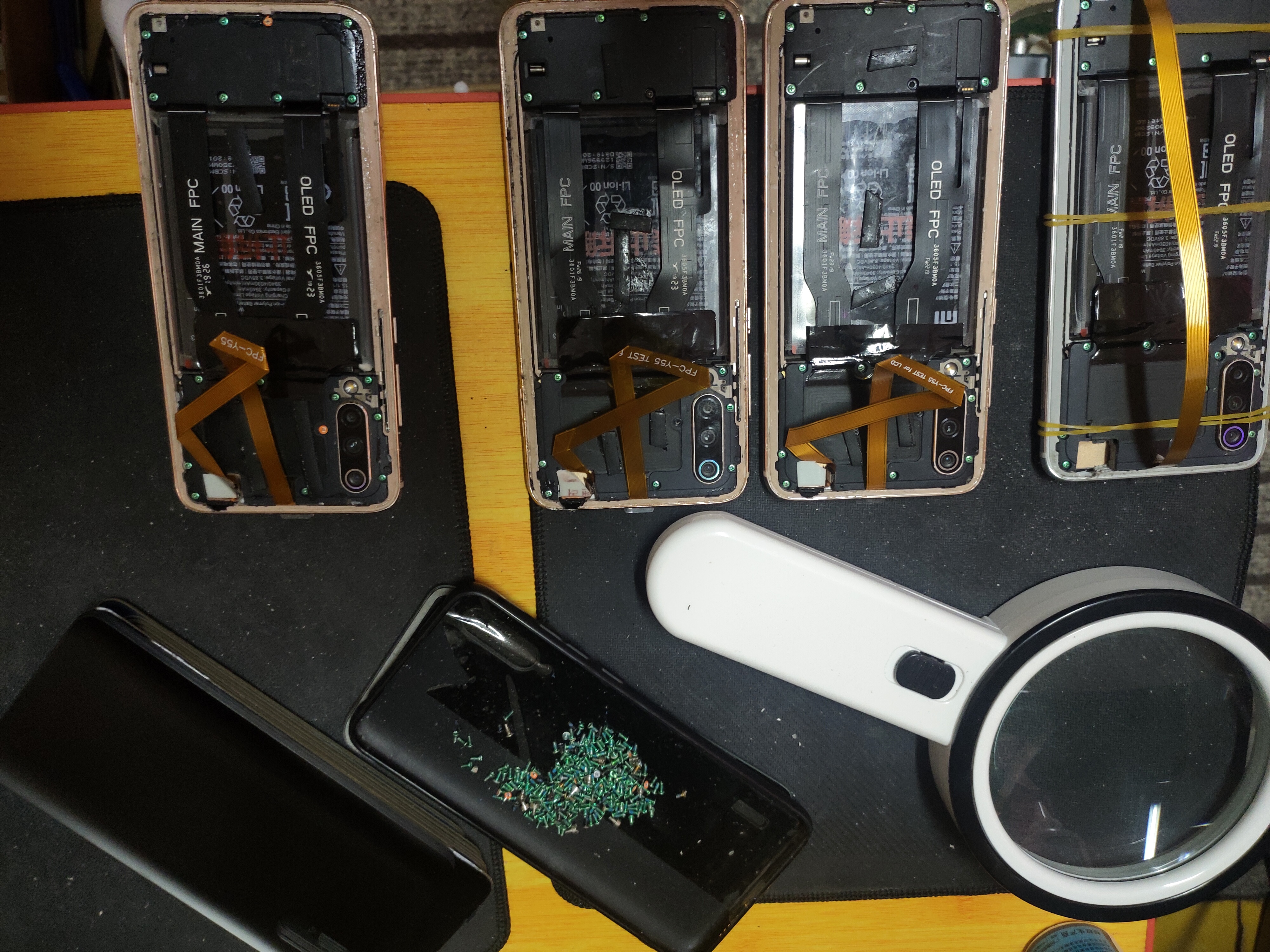 手机摄像头改装 小米cc9,美图定制版,8 256,前改顶3200w像素.