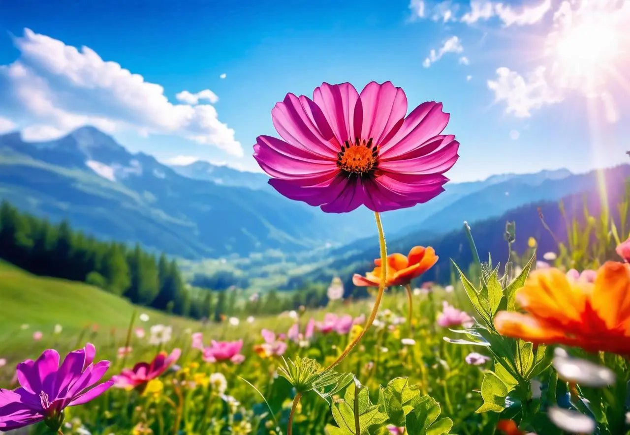 春光里,山花烂漫成诗,每一朵都绽放着生命的欢歌.