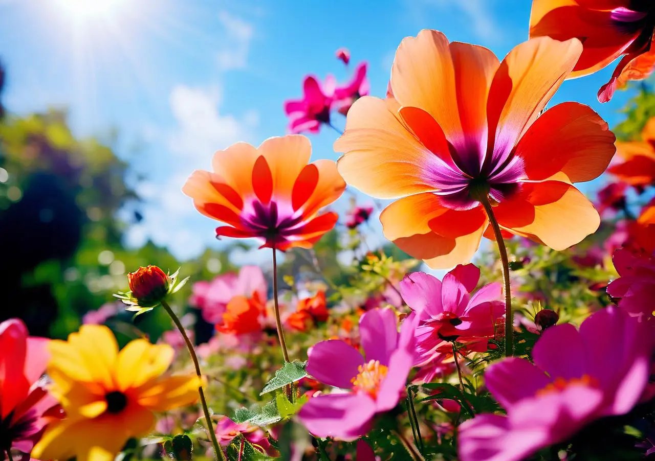 春光正好,山花烂漫映眼帘,漫步花丛间,心情如花般绽放.