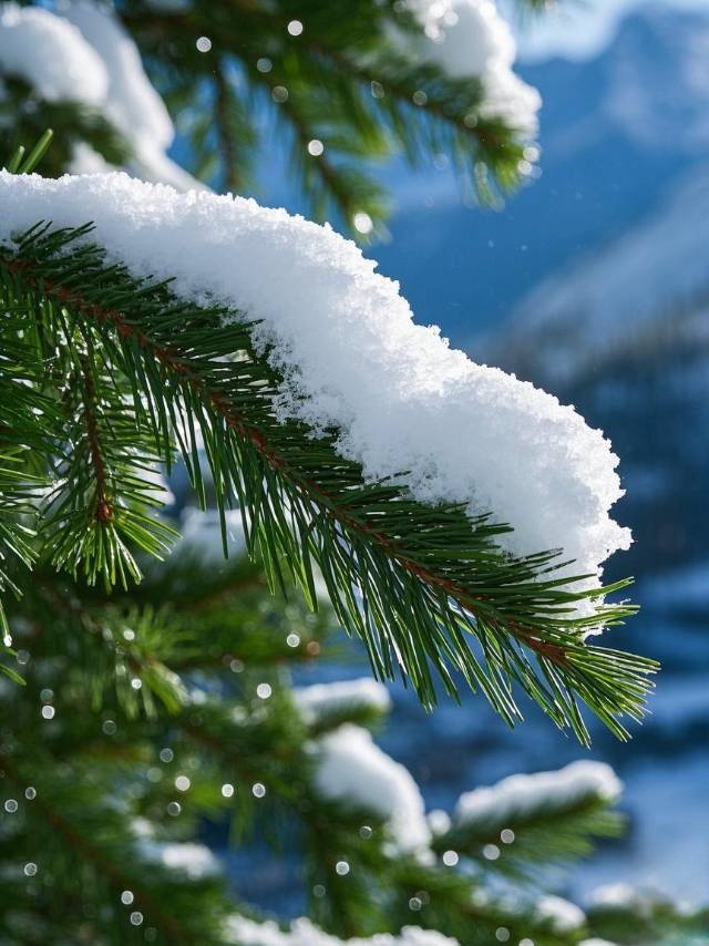 【霜雪点翠枝,岁寒逢清欢】