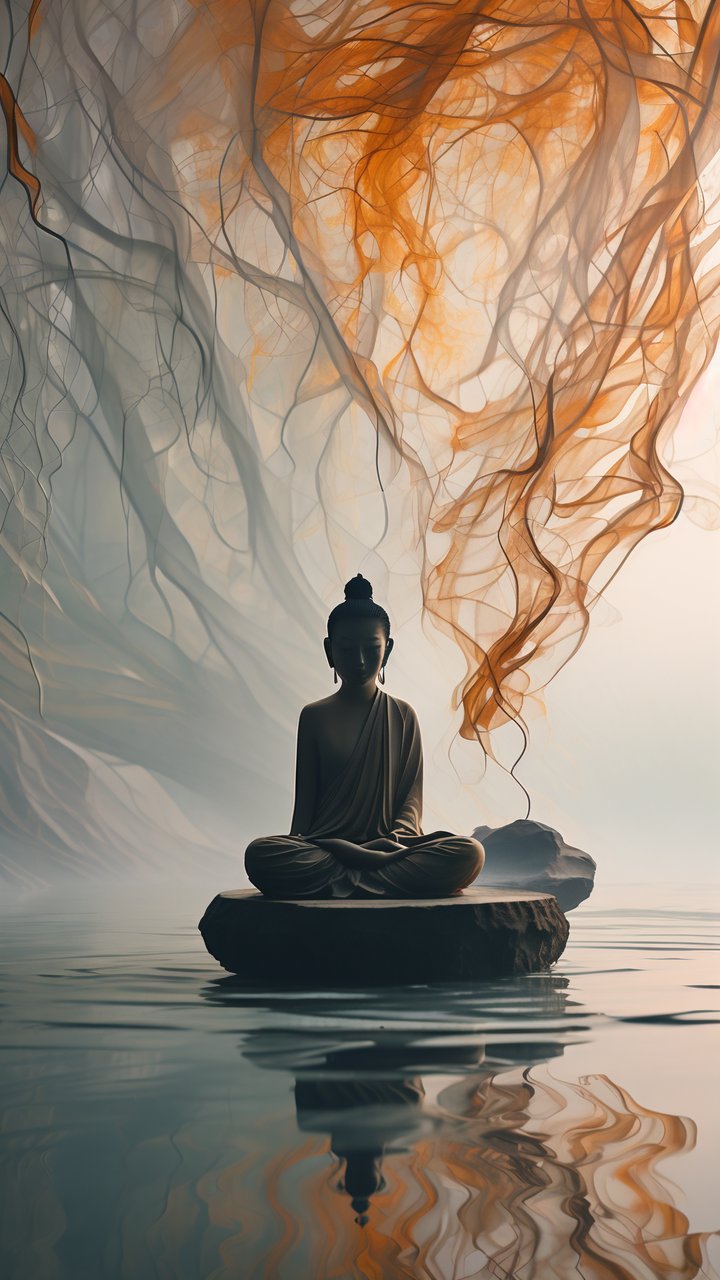 禅心,如微风轻抚,让我在喧嚣中觅得宁静.