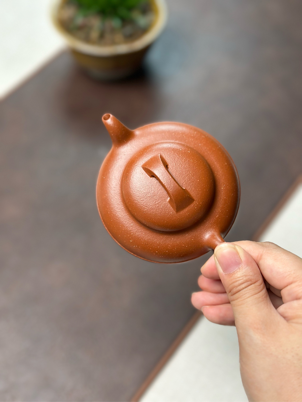 91泥塑的精灵,徐桓静老师的朱泥 线圆紫砂壶,被我捡到了!