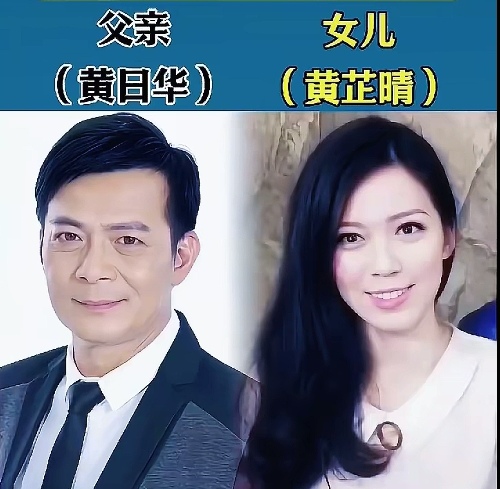 对我来说,比较喜欢黄日华和黄芷晴这一对父女