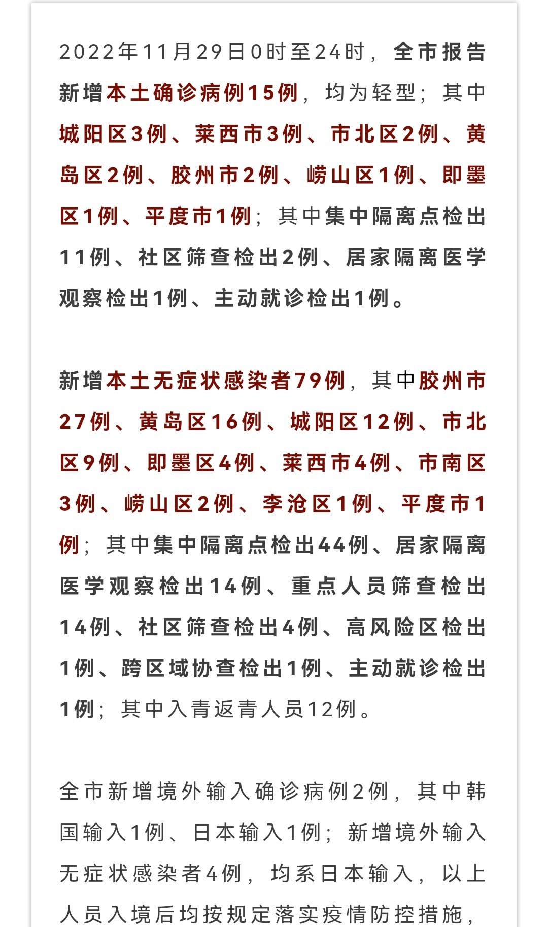 青岛新增27例本土确诊(青岛新增病例58例)