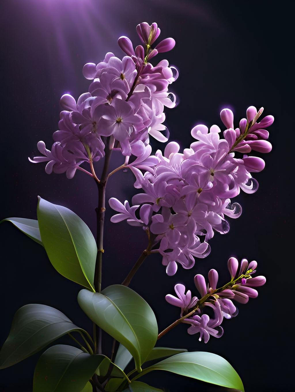 丁香花是一种美丽而富有象征意义的植物,它的花朵紧密,花瓣结实,不易