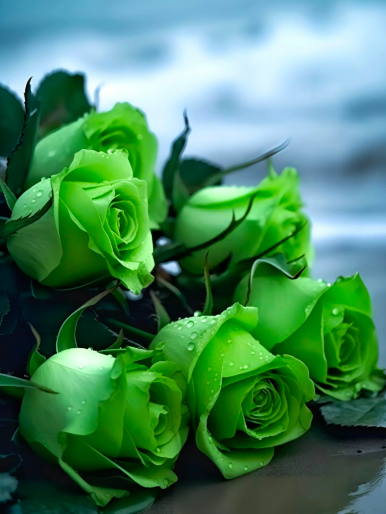 无论是绿玫瑰还是绿玫瑰葡萄,它们都是人们用智慧和创意创造出来的