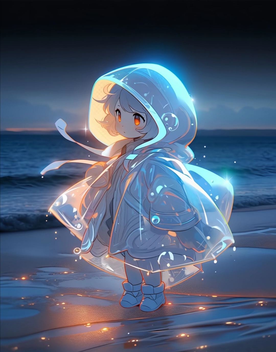 美丽的雨衣天使头像,要来一个吗?[嘻嘻][色][色][色][色][色]