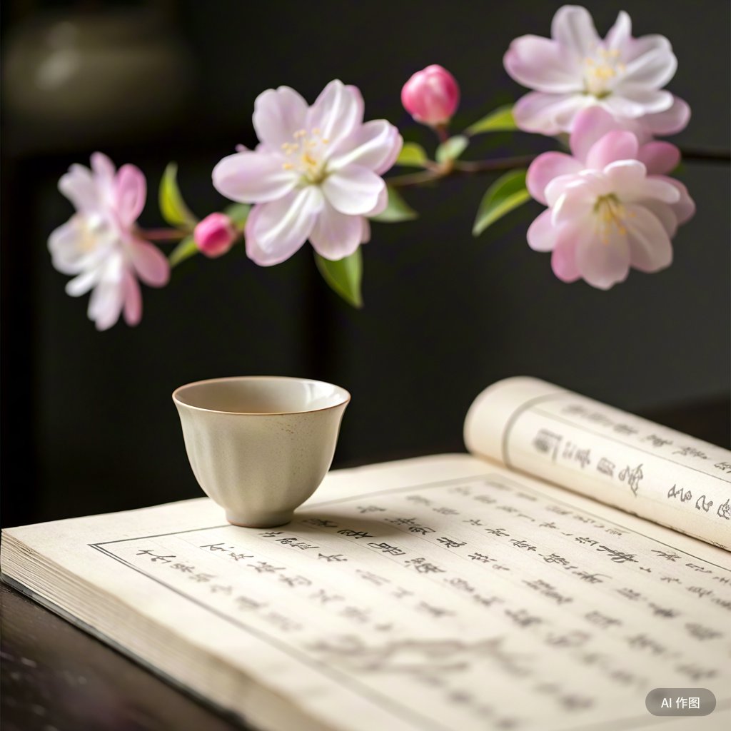一杯清茶,伴着古韵书香,记录这静谧时光