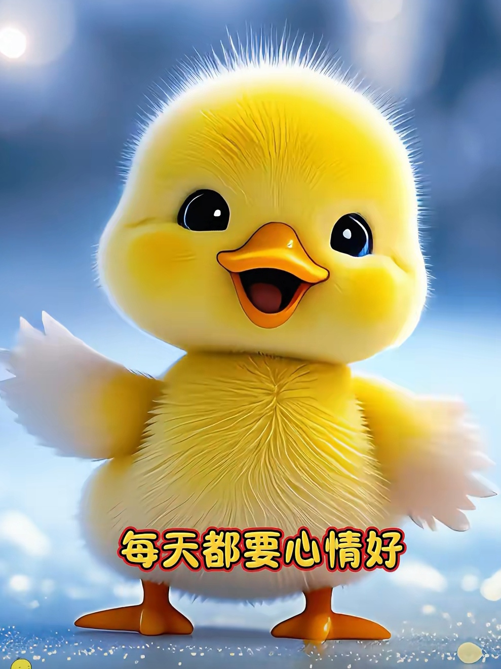 萌哒哒的小鸭子,来传递爱心快乐宝啦