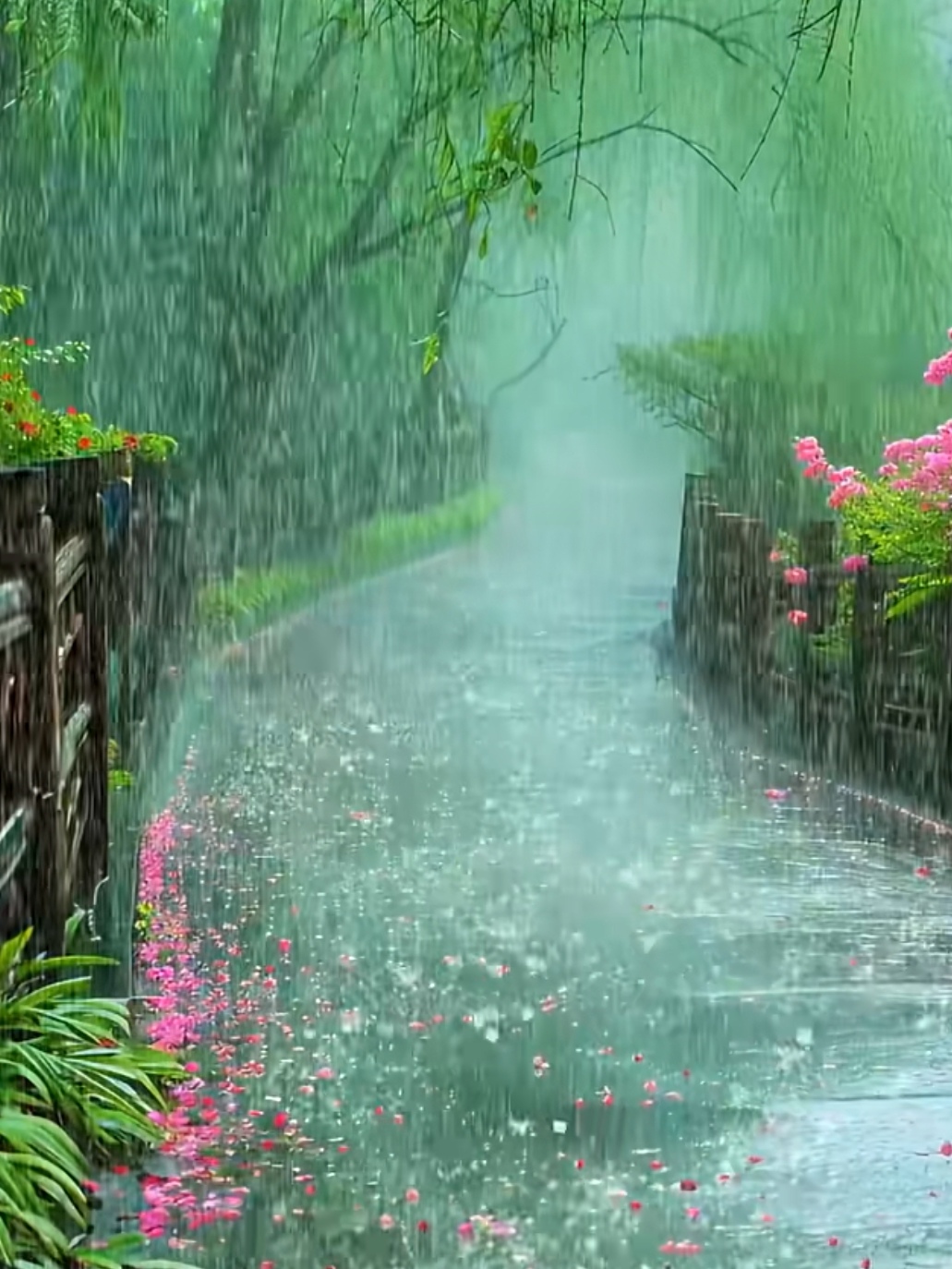 有多少人是特别喜欢这样下雨的风景呢?