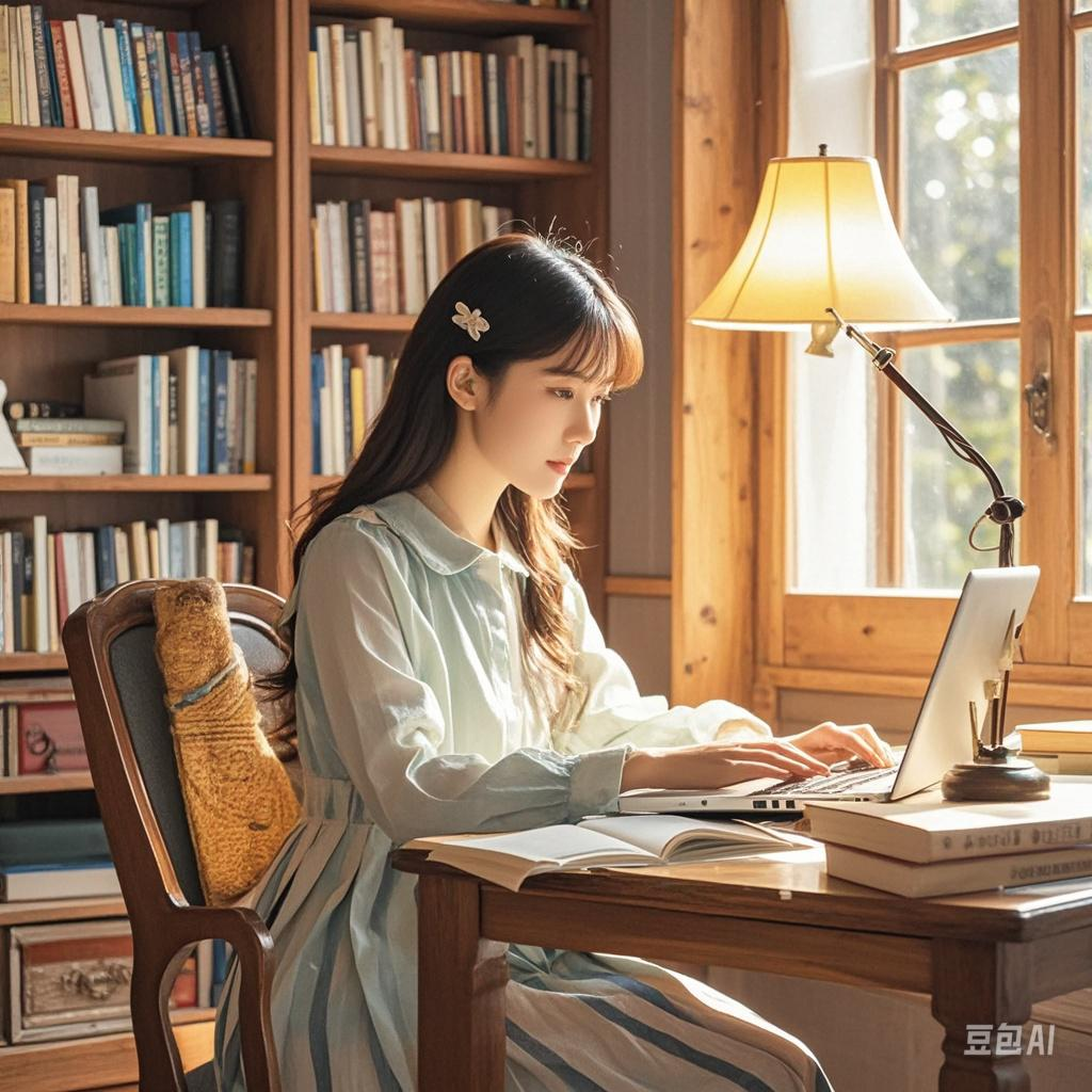 读书的女人和不读书的女人是不一样的. 那天,在街上看见你一眼