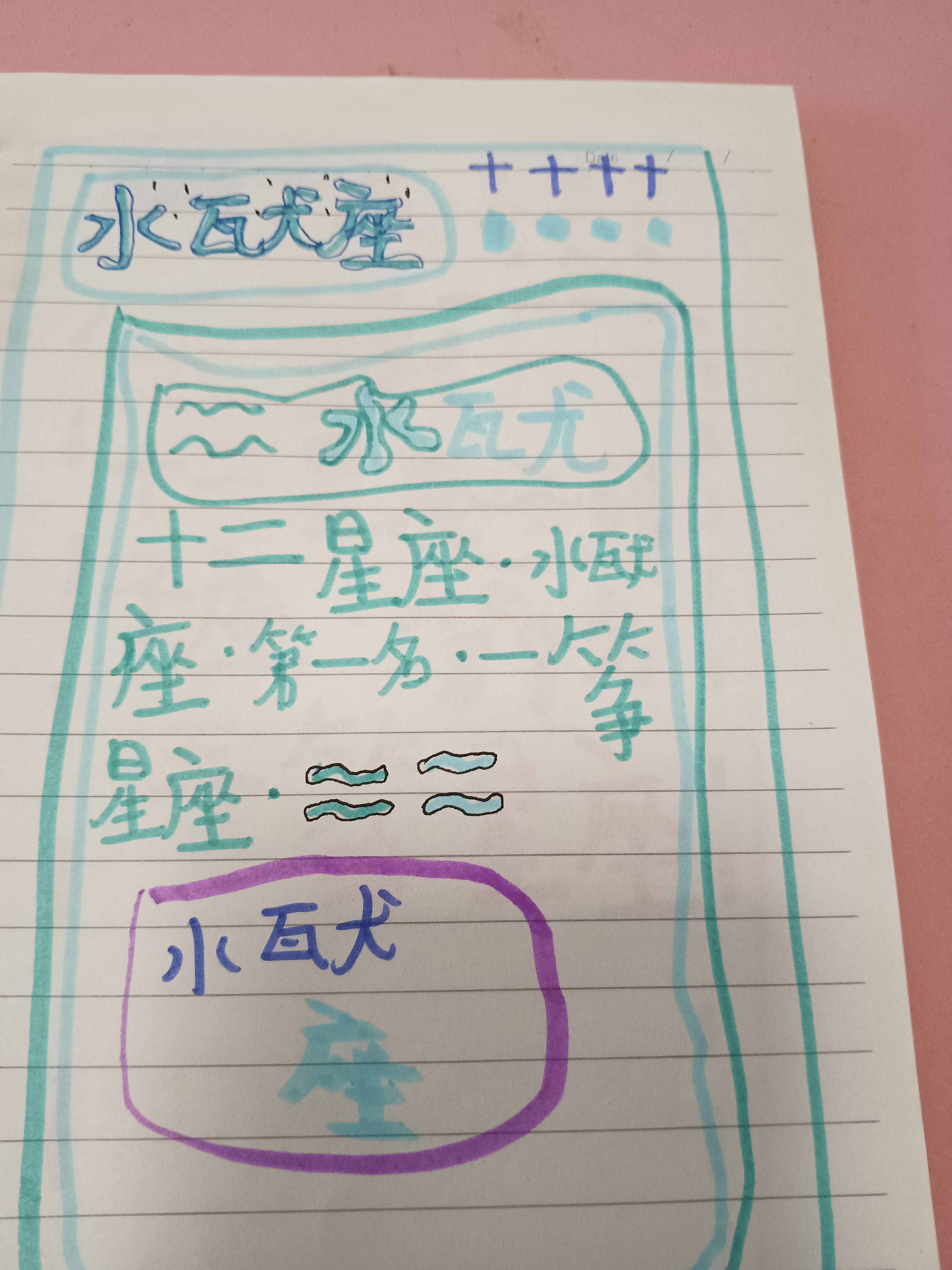 十二星座手帐