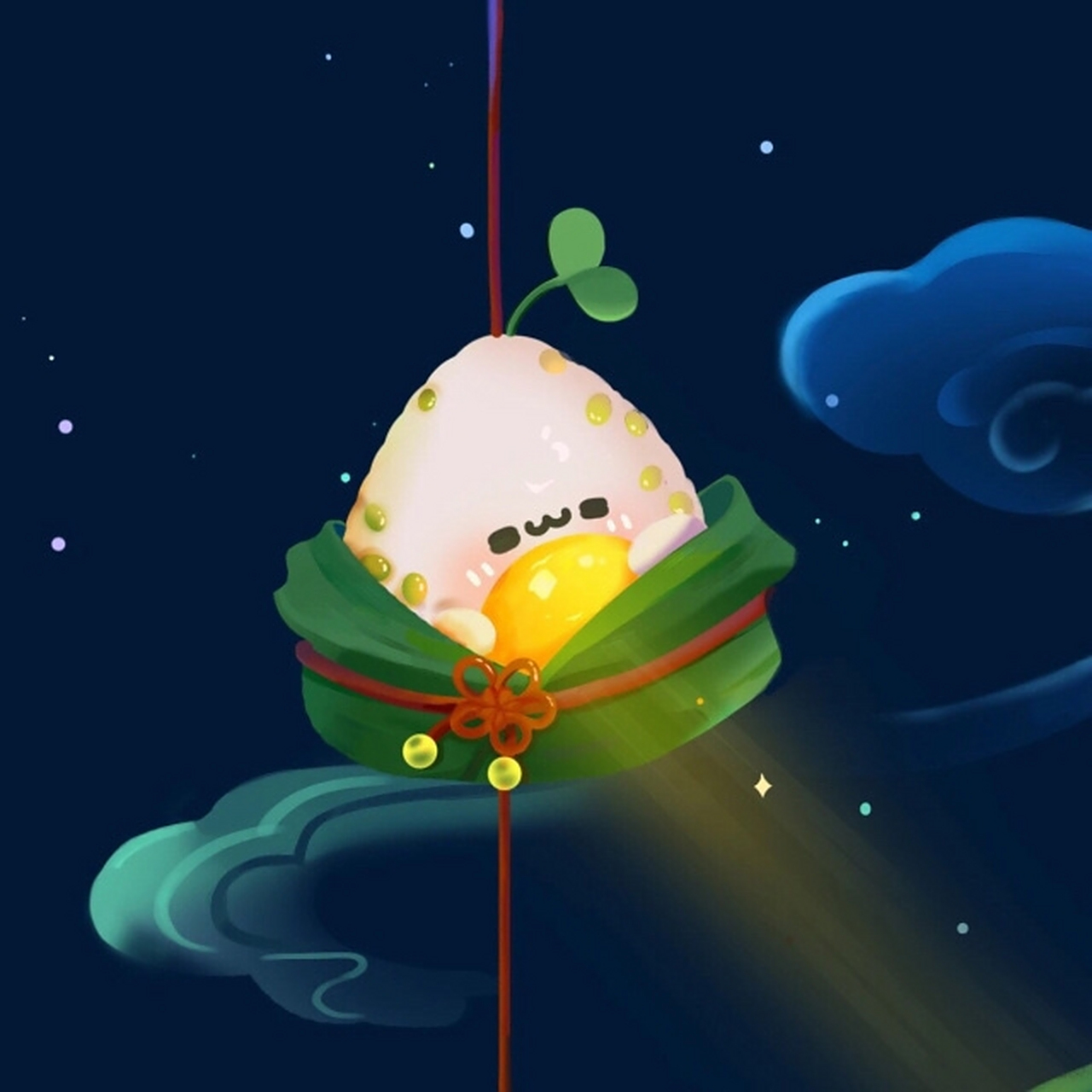 嗨,端午节快乐!ξ( >) 这个端午节,让长草颜团子陪你一起过吧[大笑]